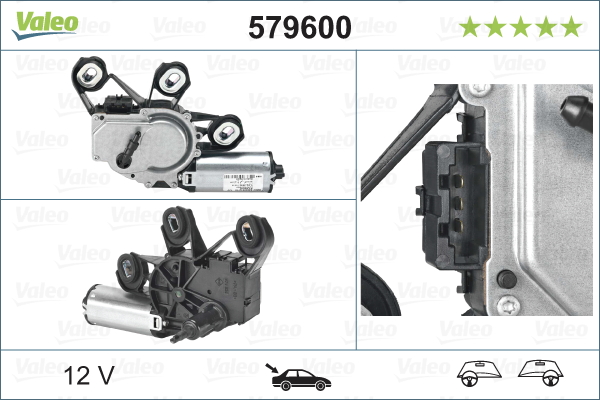 VALEO 579600 Motore tergicristallo-Motore tergicristallo-Ricambi Euro